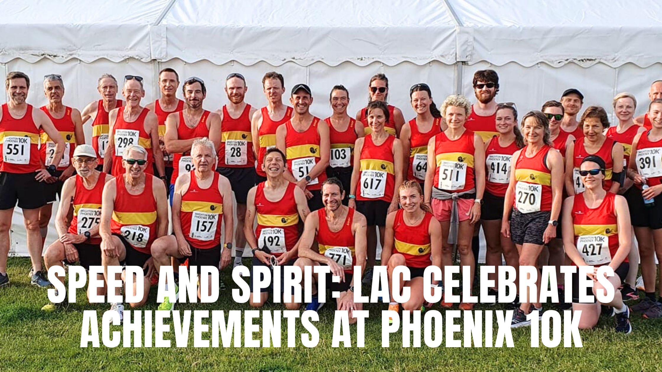 Speed and Spirit: LAC Celebrates Achievements at Phoenix 10k