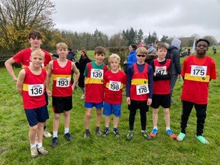 Superb performance from Lewes AC U13 Boys Team at Sussex AA Cross Country at Ardingly Showground on 30th September 2024