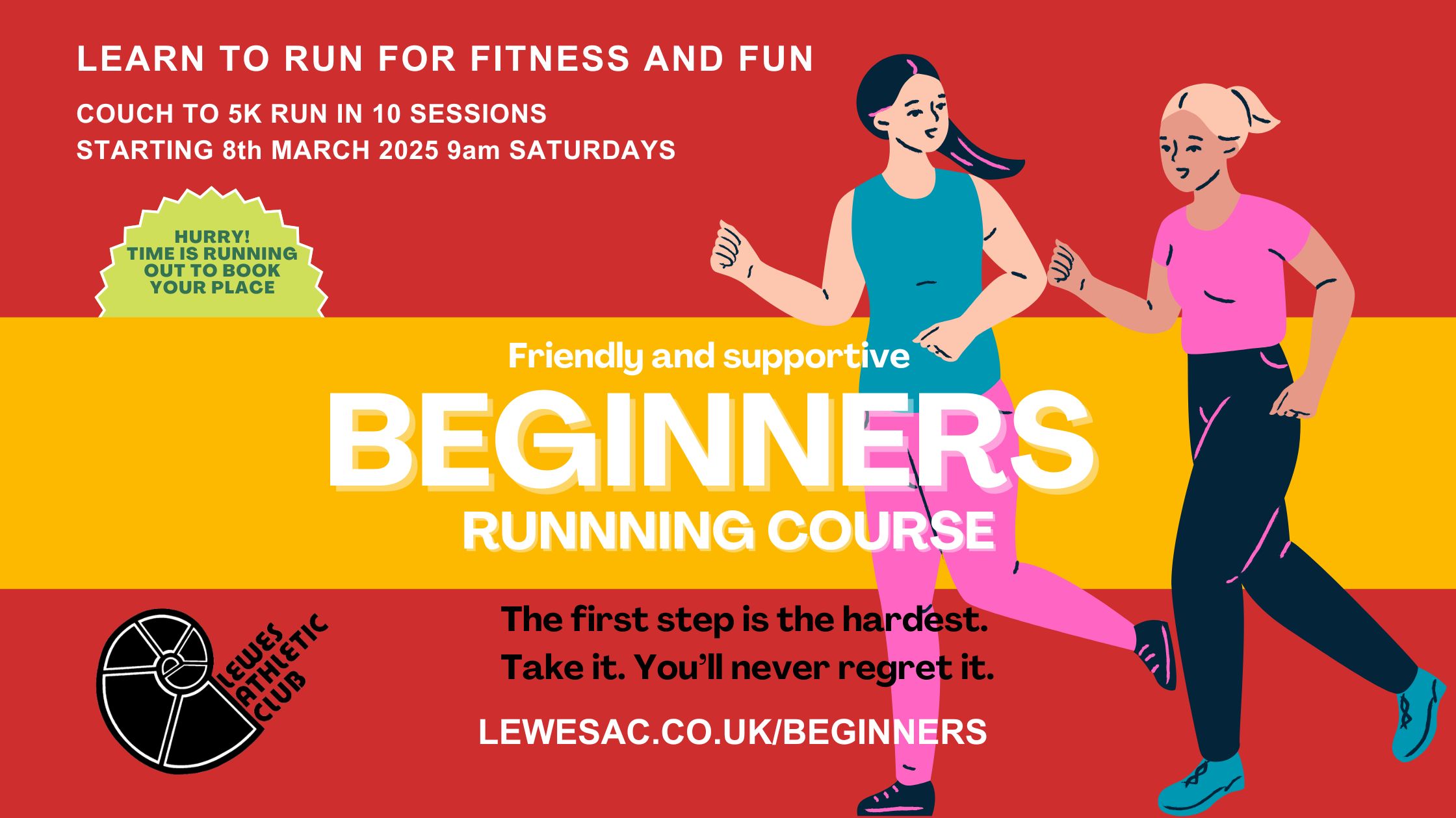 BEGINNERS PAGE RUNNING COURSE BLOG BANNER