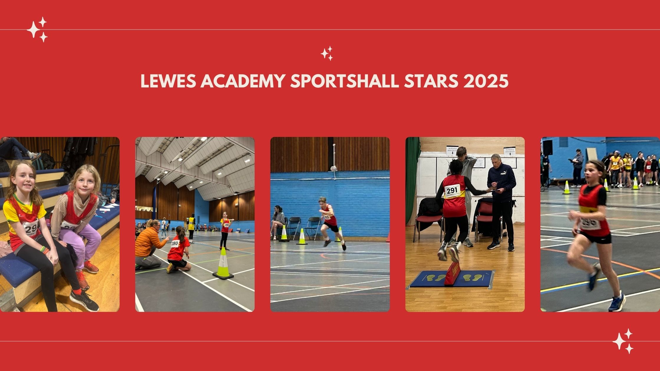 Lewes Academy Sportshall Stars shine in Worthing 2025