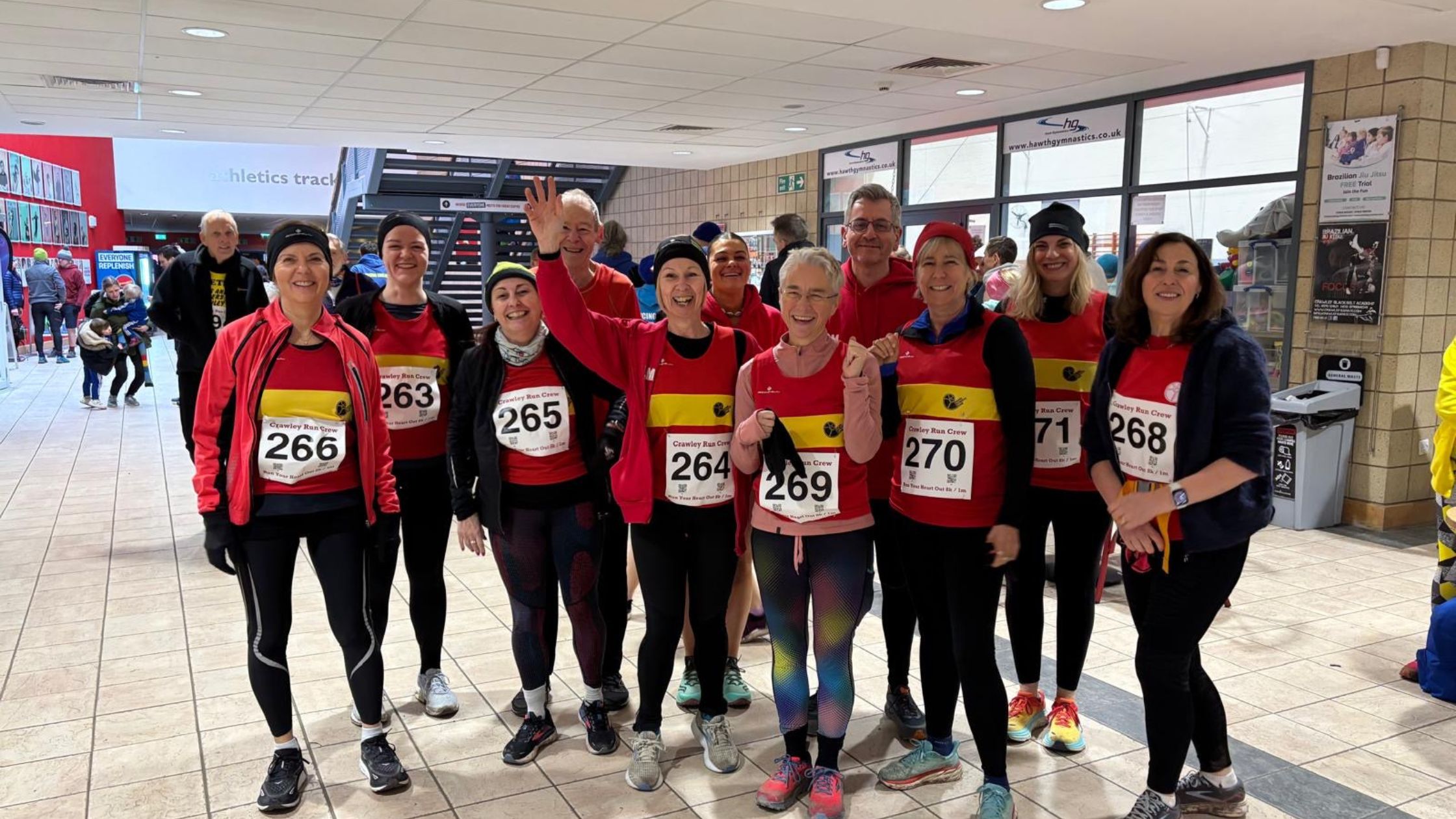 Lewes AC enjoy the Run Your Heart Out West Sussex Fun Run League Fixture at Tilgate Park, February 2025